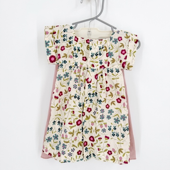 Bonpoint Floral Kids Dress - Multicolor - Picture 4 of 5